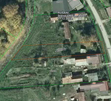 Stavbno zemljišče, Rušani, 33411 Gradina