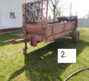 Traktorski priključek - prikolica za prevoz in raztros gnoja