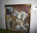 Slika: Bojevnik na konju (olje na platno)