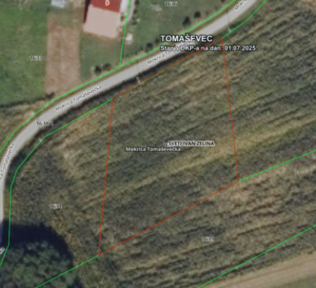 Kmetijsko zemljišče št. 3, Mokrica Tomaševečka, 10380 Sveti Ivan Zelina