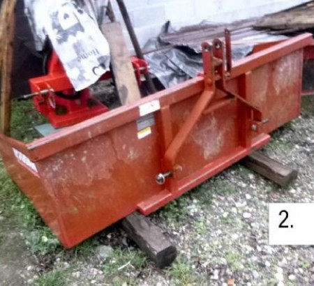 Traktorski priključek - transportni plato Impodan TP 180, letnik 2014