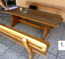 Vrtna miza s klopjo