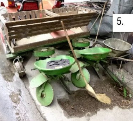 Traktorski priključek - sejalec Hmezad SK-2, letnik 1977