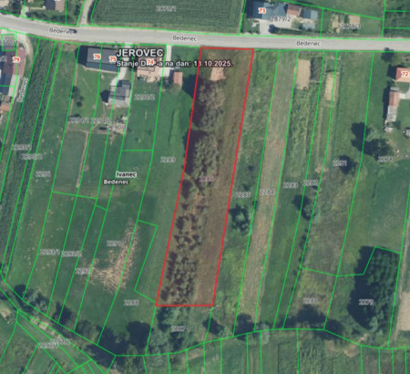Stavbno kmetijsko zemljišče, Bedenec, 42240 Ivanec