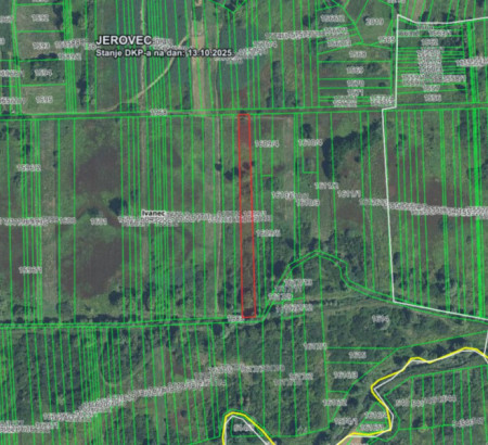 Kmetijsko zemljišče št. 2 - v deležu 9/16, Bedenec, 42240 Ivanec