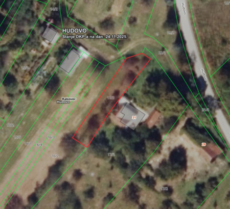 Stavbno zemljišče št. 2, Hudovo, 10347 Rakovec
