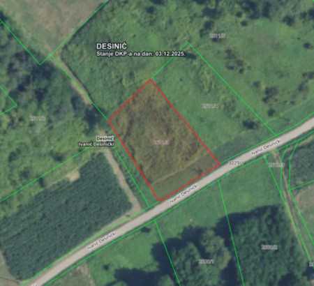 Kmetijsko zemljišče št. 1, Ivanić Desinićki, 49216 Desinić