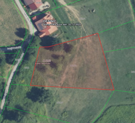 Kmetijsko zemljišče št. 2, Ivanić Desinićki, 49216 Desinić