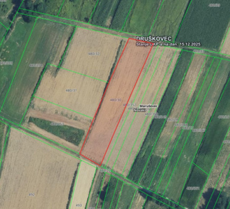 Kmetijsko zemljišče št. 1, Novaki, 42243 Maruševec