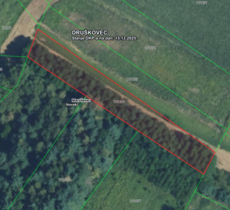 Gozdno kmetijsko zemljišče, Novaki, 42243 Maruševec