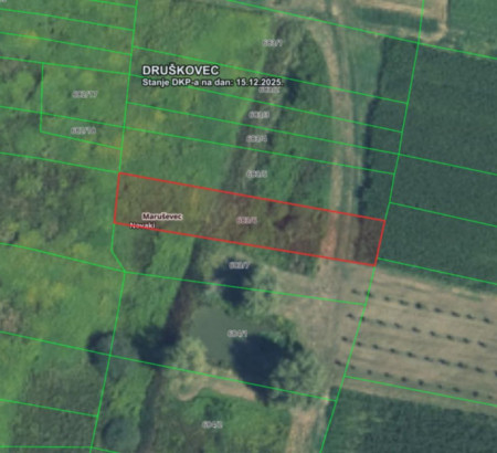 Kmetijsko zemljišče št. 6, Novaki, 42243 Maruševec
