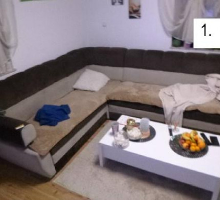 Kotna sedežna garnitura (mikrofibra)