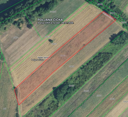 Kmetijsko zemljišče, gozd št. 1, Poljana Čička, 10415 Novo Čiče