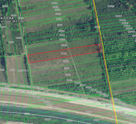Kmetijsko zemljišče, gozd št. 2, Poljana Čička, 10415 Novo Čiče
