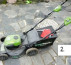 Akumulatorska vrtna kosilnica Greenworks Tools