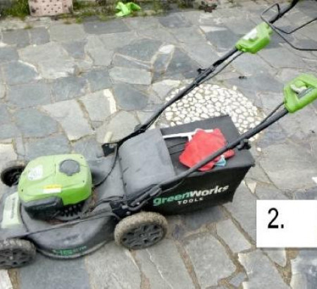 Akumulatorska vrtna kosilnica Greenworks Tools