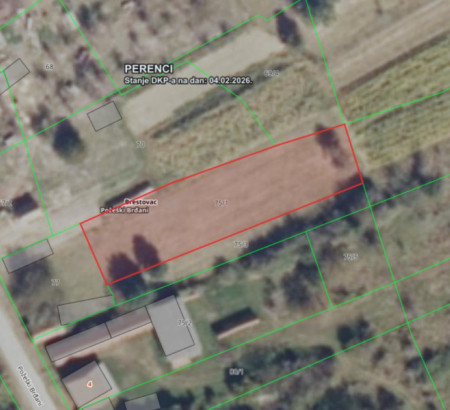 Kmetijsko zemljišče št. 3 - v deležu 2/5, Požeški Brđani, 34322 Brestovac