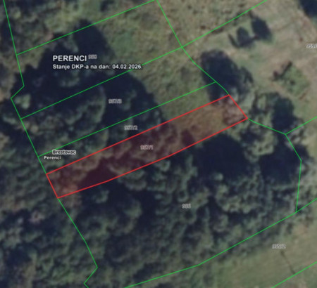 Gozdno kmetijsko zemljišče št. 1 - v deležu 2/5, Perenci, 34322 Brestovac