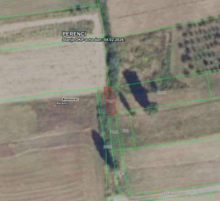 Kmetijsko zemljišče št. 4 - v deležu 2/5, Perenci, 34322 Brestovac