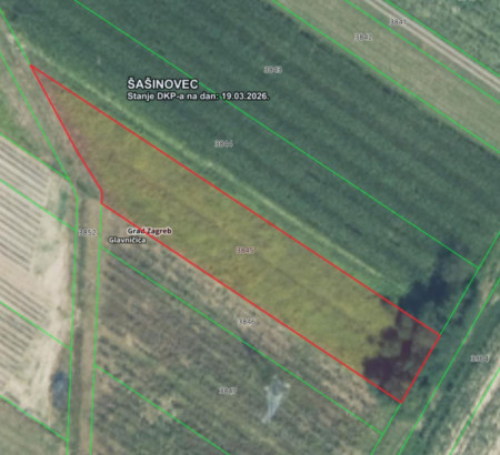 Kmetijsko zemljišče št. 2, Glavničica, 10000 Zagreb