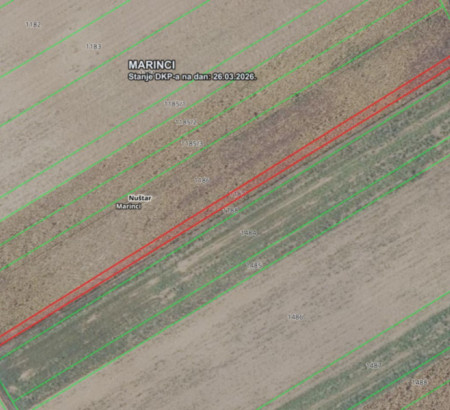 Kmetijsko zemljišče št. 2, Marinci, 32221 Nuštar