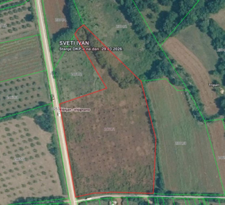 Kmetijsko zemljišče - v deležu ⅓, Tripari, 52463 Višnjan