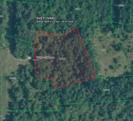 Gozd št. 2 - v deležu ½, Sinožići, 52463 Višnjan