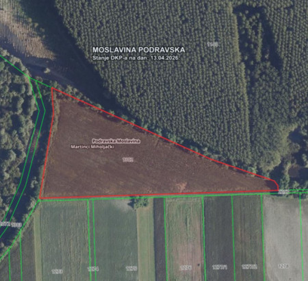Kmetijsko zemljišče št. 1, Martinci Miholjački, 31530 Podravska Moslavina