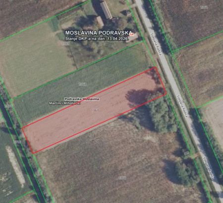 Kmetijsko zemljišče št. 4, Martinci Miholjački, 31530 Podravska Moslavina