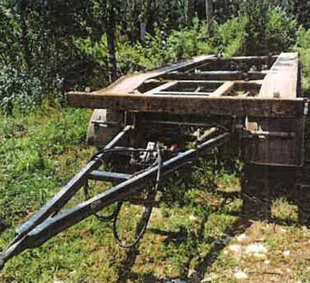 Priklopnik za prevoz zabojnikov Hueffermann HAR 18.67, letnik 2014