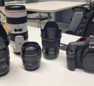 Fotoaparat Canon EOS 5D, objektivi, baterija