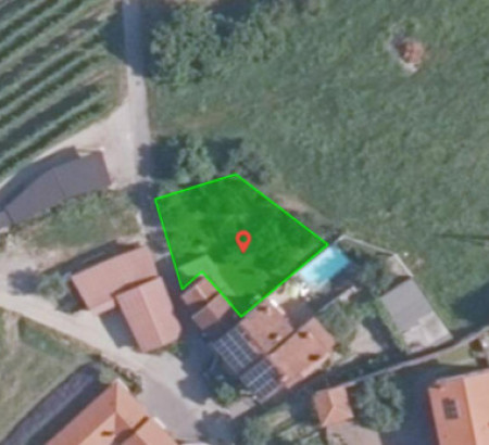 Stavbno zemljišče, Kozana, 5212 Dobrovo v Brdih