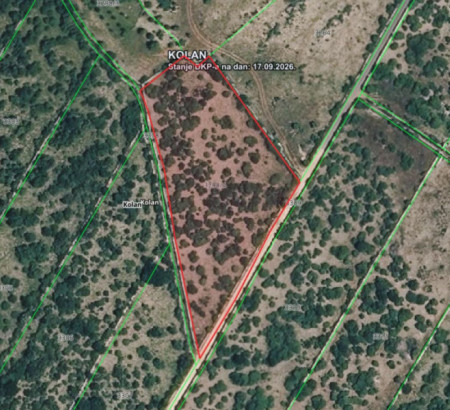Kmetijsko gozdno zemljišče št. 1, Kolan, 23251 Kolan, Otok Pag