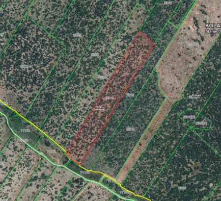 Kmetijsko gozdno zemljišče št. 2, Kolan, 23251 Kolan, Otok Pag